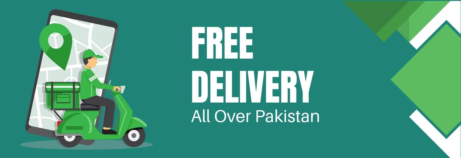 Free Delivery all over pakistan